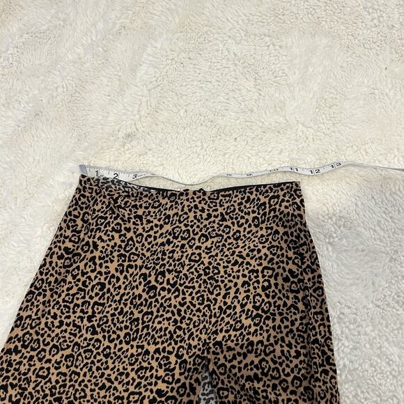 Reformation Margot Cheetah Animal Print Night Out Mini Skirt with Slit Size 0 - Picture 3 of 6